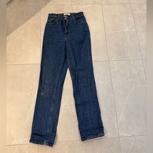 Abercrombie & Fitch Dark Blue Straight Leg Jeans